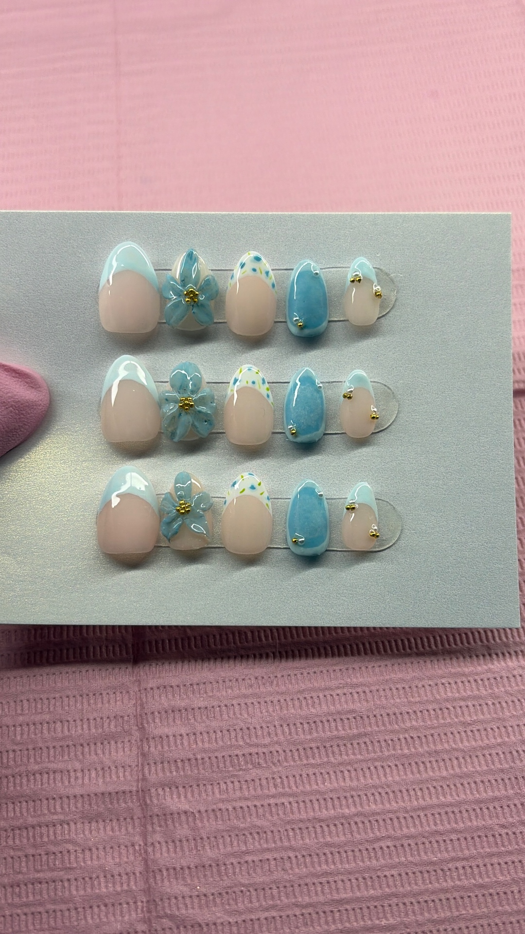 Sky Blue Floral Mix