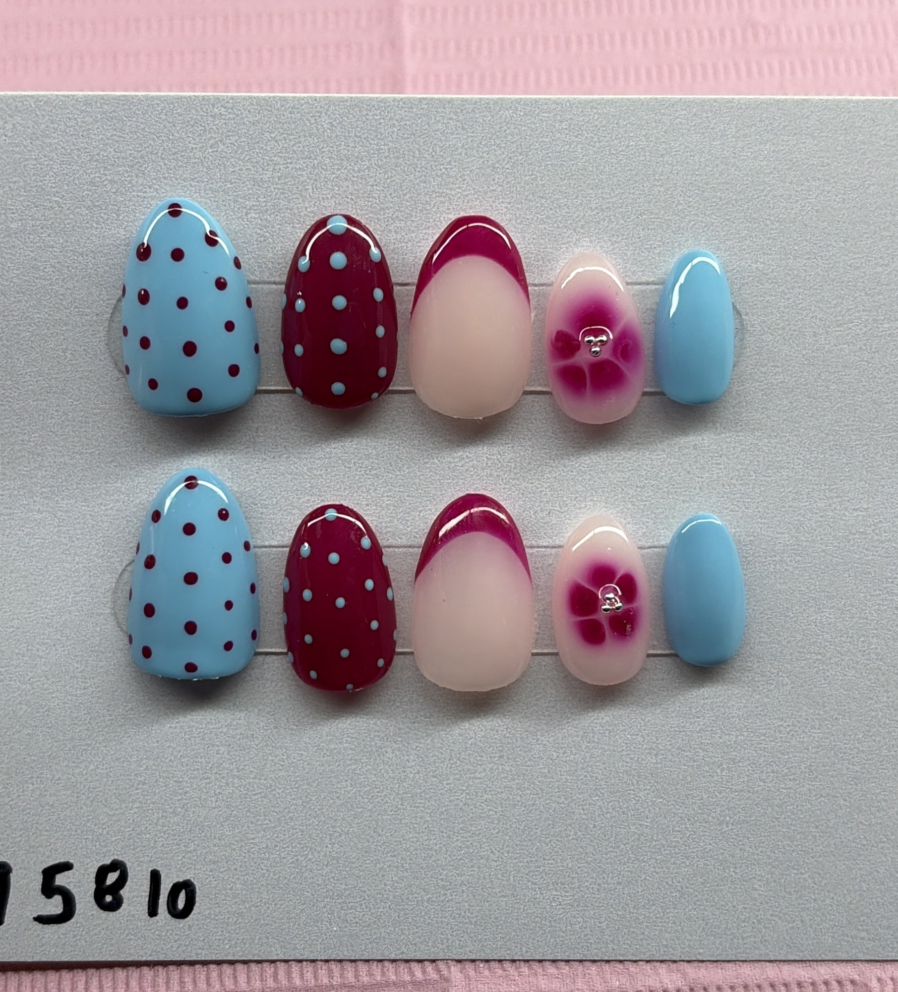 Cherry & Sky Polka Floral