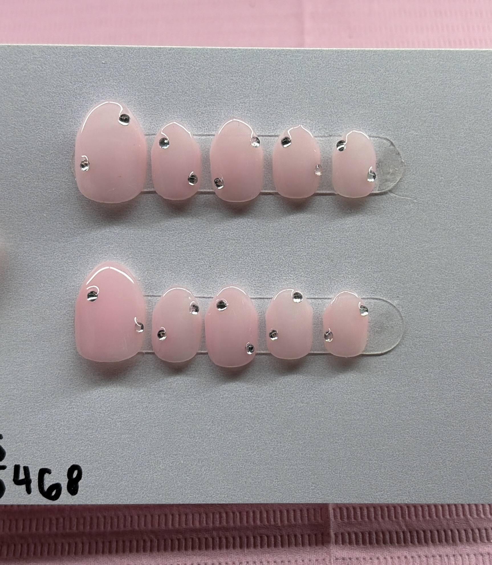 Blush Crystal Dot